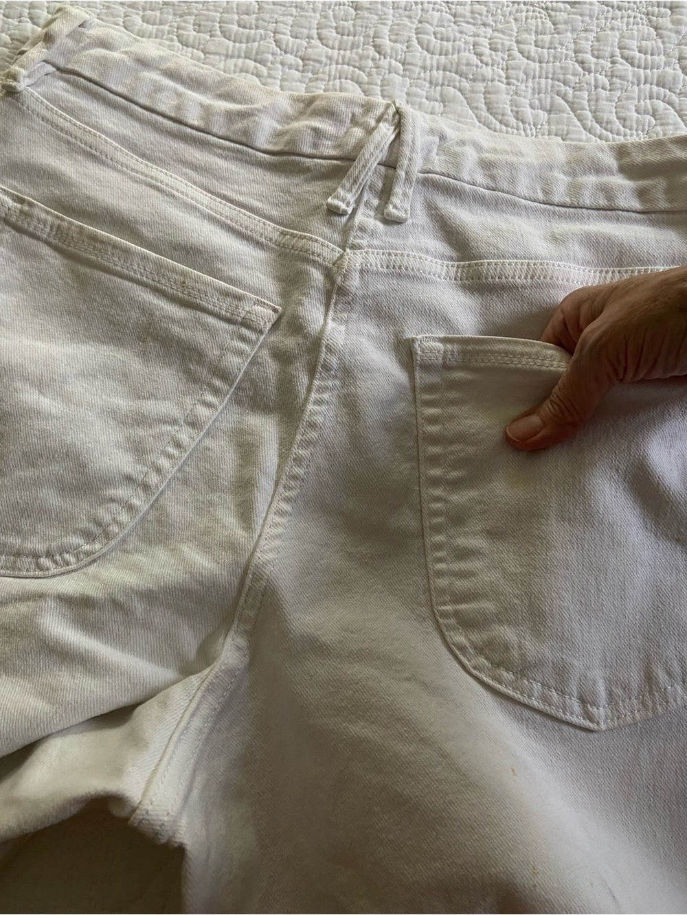 Good American White Wide-Leg Jeans Size 14/32 (fits like a size 8/10) - Picture 8 of 15